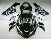 Kawasaki NINJA ZX6R 2005-2006 Injection ABS Fairing - West - Black White - MFS3814